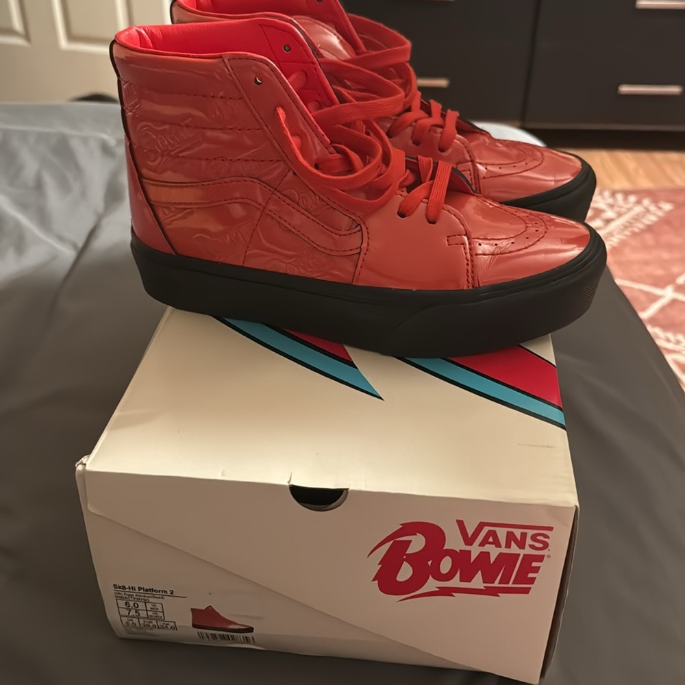 David Bowie vans sk8 hi platform